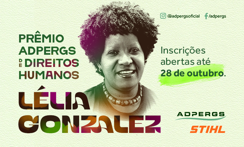 ADPERGS's tweet photo. ✊🏾Prêmio ADPERGS de Direitos Humanos - Lélia Gonzalez abre inscrições
Em homenagem à ativista antirracista e intelectual Lélia Gonzalez, a ADPERGS lança a primeira edição prêmio. As inscrições vão até 28 de outubro de 2022.
📱Inscreva-se https://t.co/2iqsuB5X36 https://t.co/LLqiBdbOYw