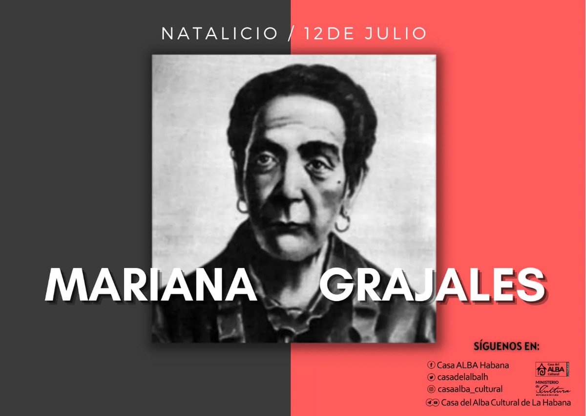 SuselyMorfaG's tweet photo. 12 Julio de 1815, nace Mariana Grajales Cuello, la madre de los Maceo, la madre de la Patria. Paradigma de la mujer Cubana por su fuerza, valentía y coraje #MarianaVive
#CubaViveEnSuHistoria
#CubaPorLaPaz
#MatancerosEnVictoria https://t.co/Mx0Py0oKh3