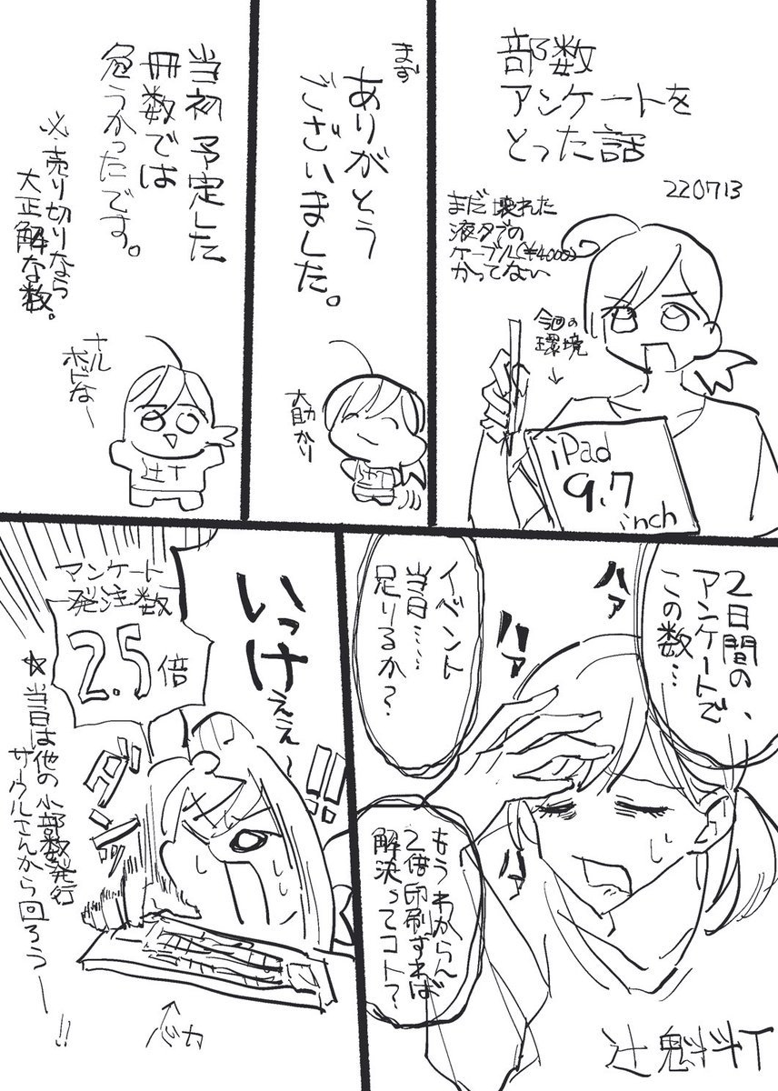 脱稿時に覚悟キメたので当日は他から回ろう!(アンケートありがとう) 
