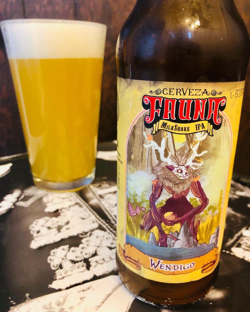 #Wendigo #MilkShakeIpa #CervezaFauna #BajaCalifornia #México 

#Cerveza #CervezaArtesanal #Bier #Cervesa #Biere #Birra #Cerveja #Beer  #CraftBeer #ComeYBebeCerveza