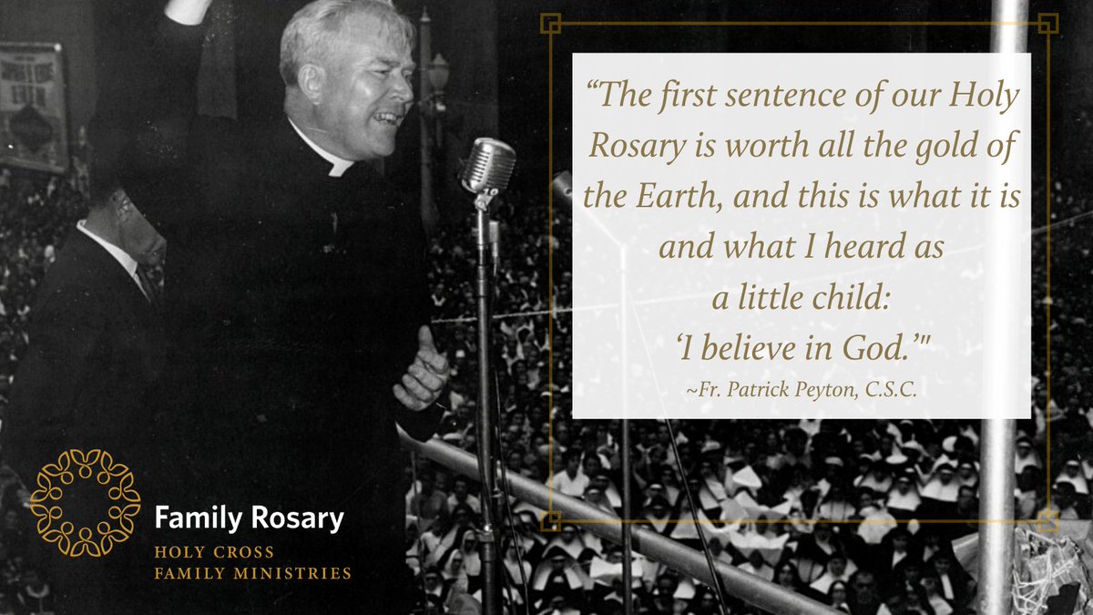 #RosaryPriest #FamilyRosary #FamilyPrayer #VenPatrickPeyton #Inspiration #CatholicTwitter #Faith #PowerofPrayer
