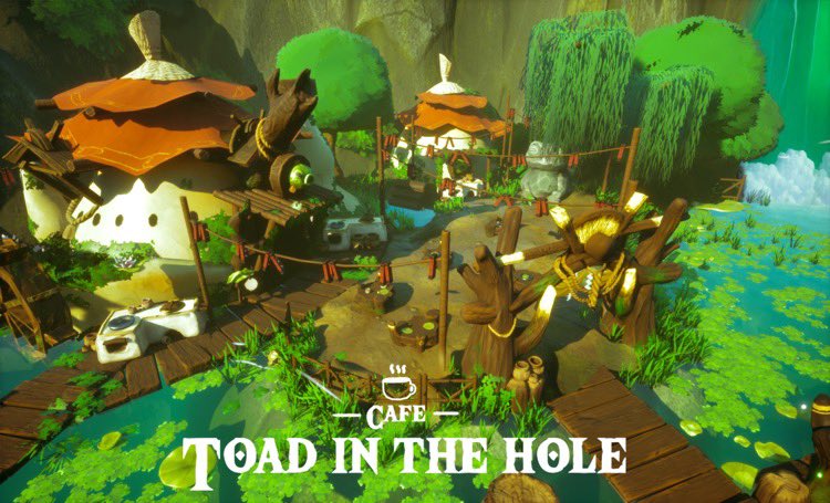 KatieDoesArttw's tweet photo. Some more screenshots of my 3D froggy swamp 🐸🍀
#frog #3dart #environmentart #3dfrog https://t.co/43RwihHH7T