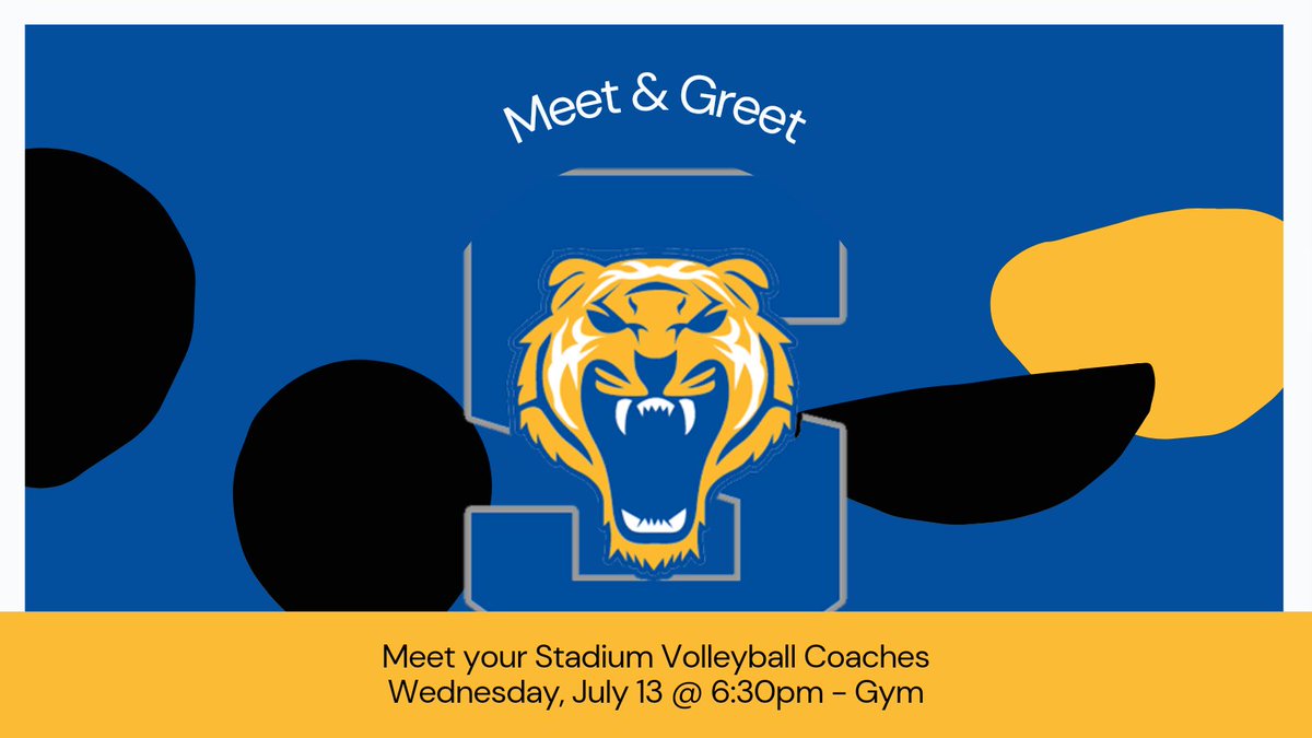 Stop by the gym tomorrow to meet your Stadium Volleyball Coaches @ 6:30pm following open gym. Students and families welcome.