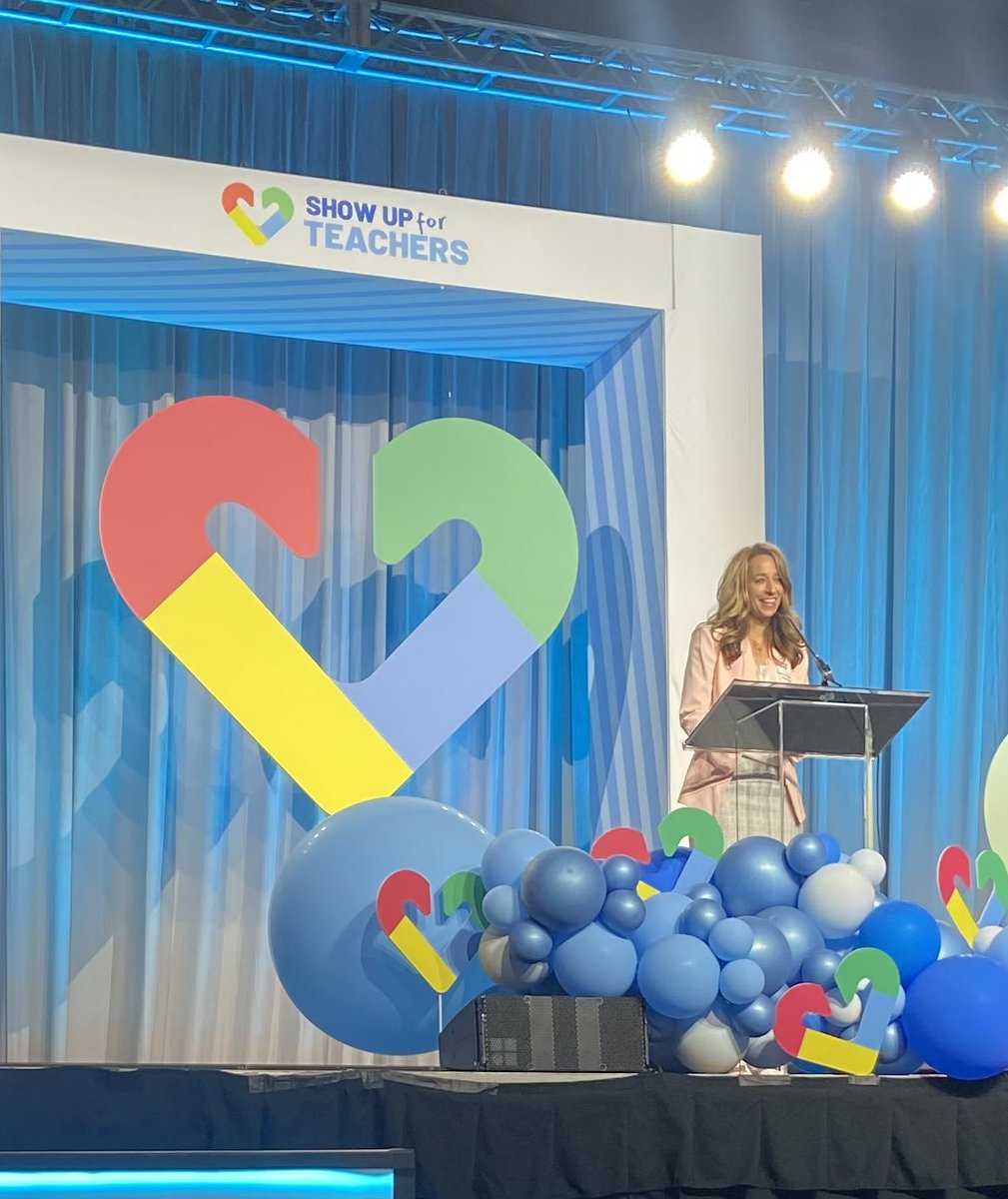 “You matter!  This is a conference ABOUT YOU and FOR YOU!” <a href="/AbbyPalmerCox/">Abby Cox</a> #ShowUpForTeachers #uted #TeachInDavis