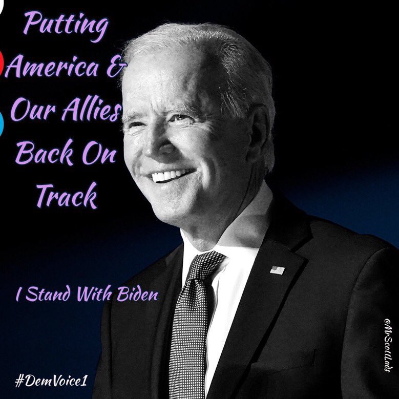 JoyceAldridge13's tweet image. I stand by Biden!