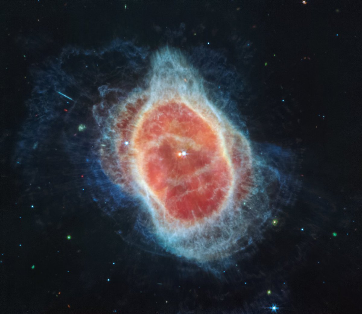 RAL_Space_STFC's tweet photo. 1/ Here they are!🤩 The first full colour images from @ESA_Webb have been released! 
Scientists, engineers and astronomers from @stfc_matters’ @ukatc and RAL Space have contributed to Webb, which is the largest, most powerful telescope launched into space👉https://t.co/oTwBTwdWH3 https://t.co/XixcwqW5OG