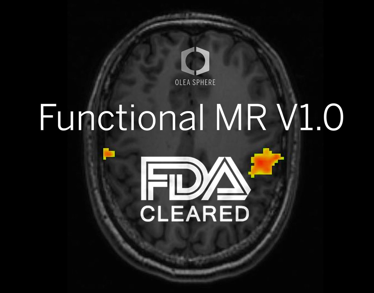Our CE marked Functional MR Application is now officially FDA cleared too! 🎉

Discover more about our solution here ▶ bit.ly/3yrXaKg  

#MRI #neuroradiology #FDA #CE
