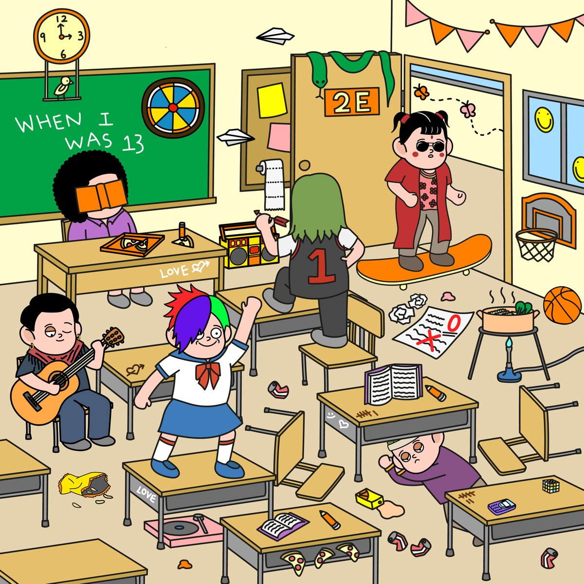 Wheniwas13NFT's tweet photo. I go to school by bus. 
I love my frens.
I love 2E. 

Retweet and tag your frens for a chance to get OG role in our server: https://t.co/1lRboveP6V

#WENMOON
#Solana #NFTGiveaway #freemintNFT #DAO https://t.co/rJRXAOZlBS