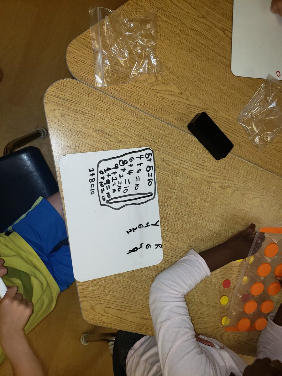 DucPetra's tweet photo. Making 10 at #SummerBoost2022 #flowerpot lesson #M4YC #thanks for sharing your great thinking K's https://t.co/5ISxYndWBf