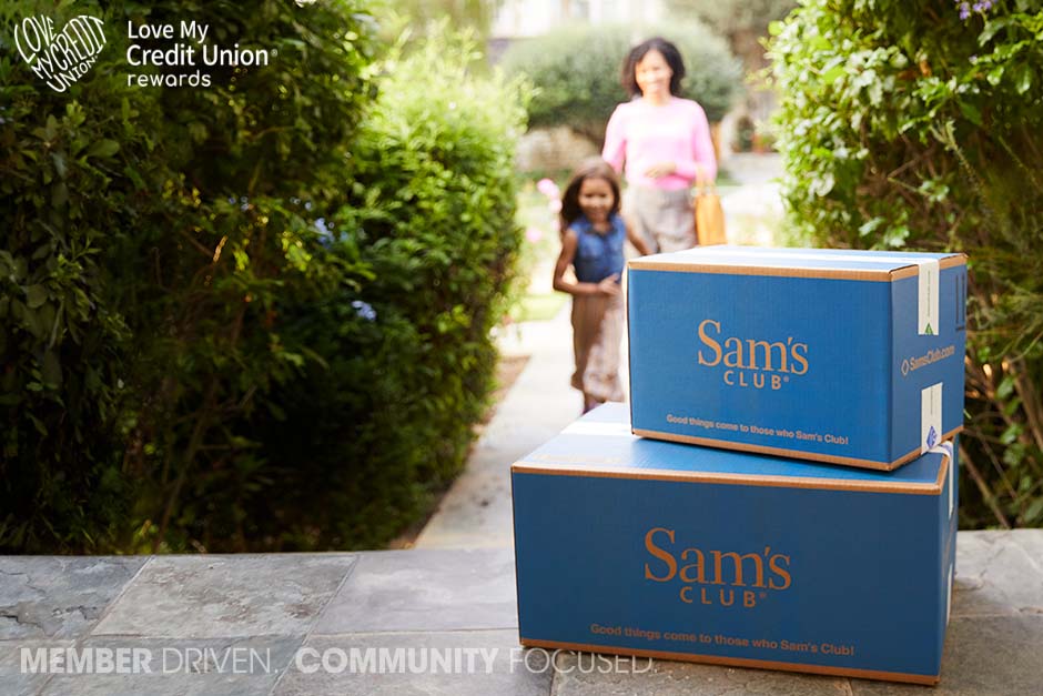 Service 1 FCU and Love My Credit Union Rewards help you save: members can get 40% off a 1-year membership at Sam's Club! bit.ly/S1FCU-SamsClub
