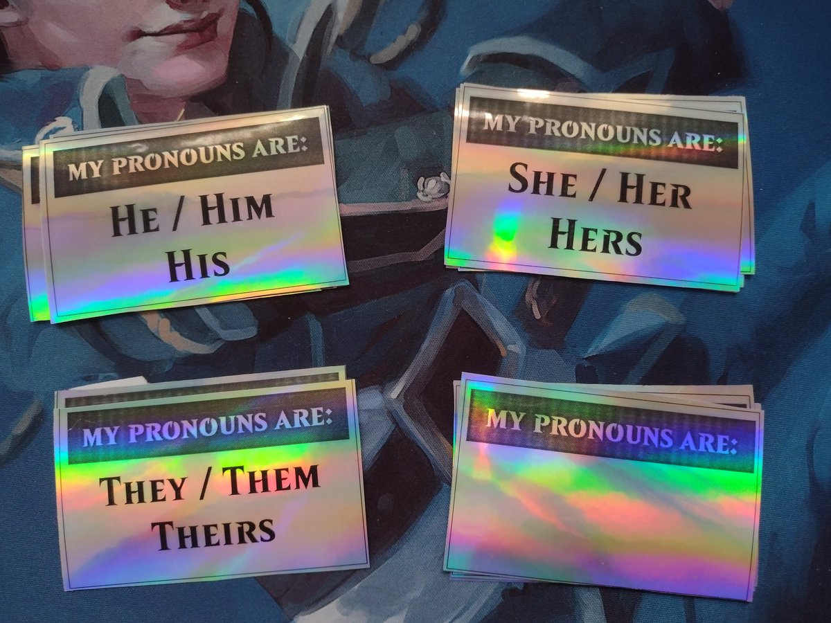 PlayPrideMTG's tweet photo. Oh and they're available in foil 👀

Magic players love foils. https://t.co/sh20F8aW9r