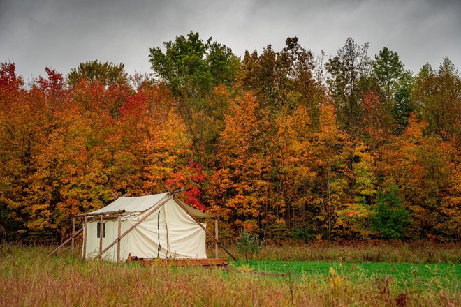 Fall camping is just around the corner! We're open through Halloween, reach out today to get your trip scheduled as the leaves are changing.