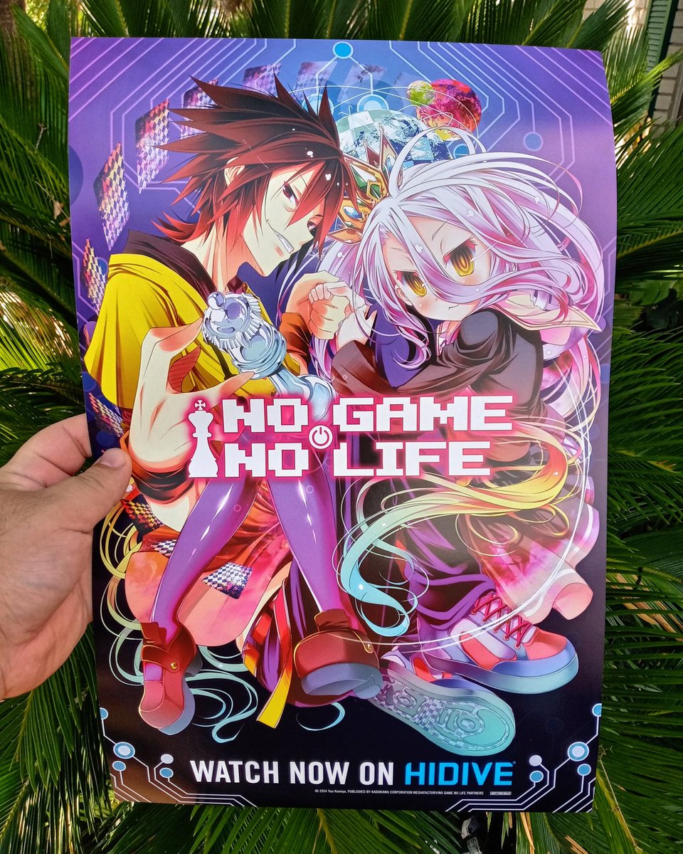 mexicanbuddha87's tweet photo. Wanted to show off this "No game no Life" promo poster i scored from @okashicon, definitely gotta give the series a rewatch again😁 #nogamenolife #ノーゲームノーライフ #nogamenolifeanime #ngnl #shiro #白 #shironogamenolife #anime #アニメ #otaku #オタク #animeotaku #weeb #weabo https://t.co/8DudlpxwRv