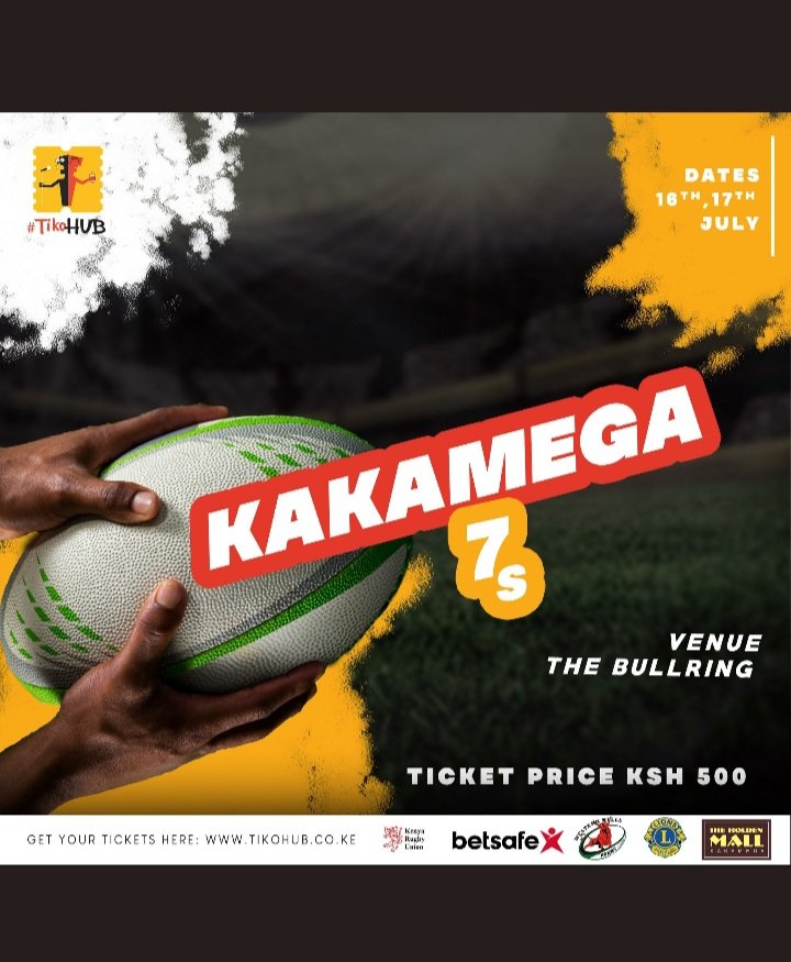 This weekend's plan. Kakamega is all sunny and ready for you. Come join @WesternBulls as we wrap up on the National Sevens Circuit. Get your tickets at tikohub.co.ke/resources/even….