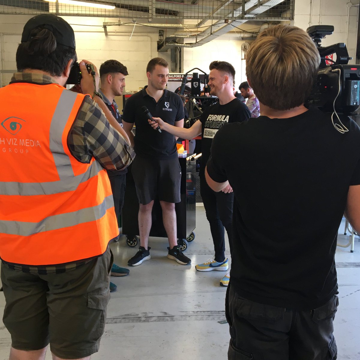 Last week we were at Silverstone supporting @SalfordRacing at #FS22! They built a great car this year and met their goal of passing the Tech, Safety & Chassis sections of scrutineering. Thanks to all the sponsors, especially @MorsonProjects and @pdc_racing who came to the event!