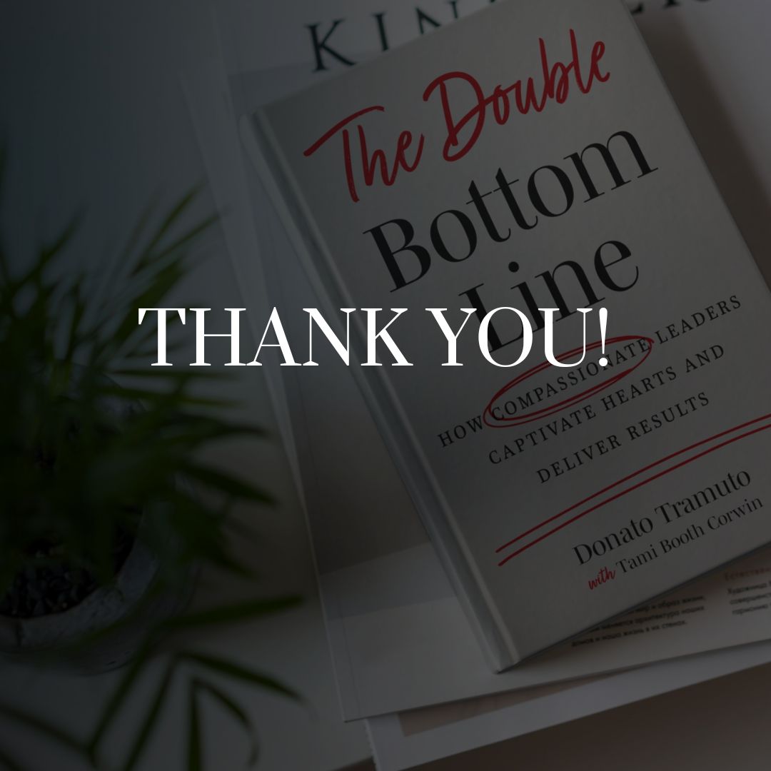I want to take time to thank everyone for the support on  #TheDoubleBottomLine. 

The purpose for this book is to make an impact on people and understand what #compassionateleadership really is. 

If you haven't purchased your copy yet, click here: amazon.com/Double-Bottom-…