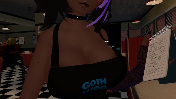👿 Welcome To Goth IHop! 💀  (Whatever- 🙃) What can I get for you?  And for the last time, we are out of<a href="/tag/gothic"class="tags"><span>#gothic</span></a><a href="/tag/ihop"class="tags"><span>#ihop</span></a><a href="/tag/vrchat"class="tags"><span>#vrchat</span></a>