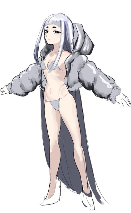 これは魚の人外娘をこねこねしていたんですが「待てよ人外というより擬人化では?」と気づき描くのをやめた娘

なんの魚か当てられた人には5億あばらポインツ 