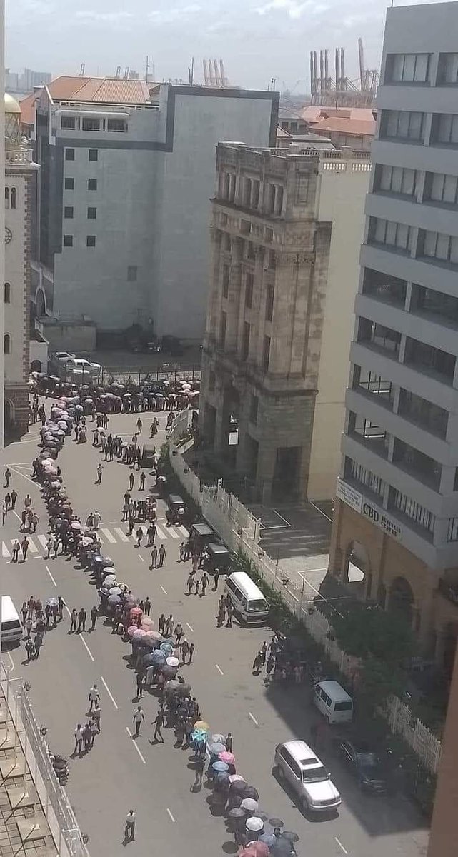 ASJayamal's tweet photo. The queue to look at the mansion 🙂👍
Don't talk about the system change

#SriLankanProtests
#SriLanka https://t.co/QxbRDkJXZr