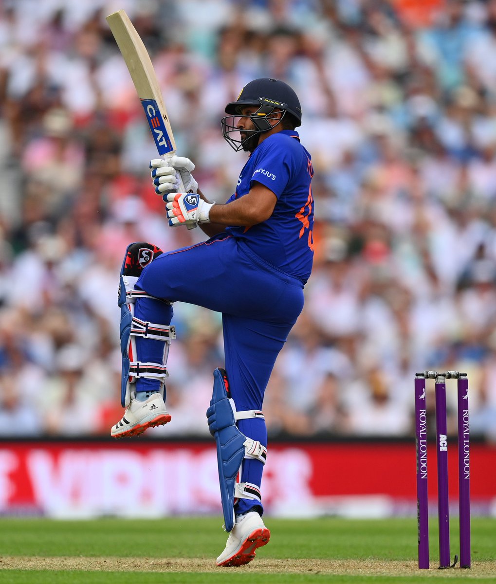 BCCI's tweet photo. .@ImRo45 brings up his 5⃣0⃣ 👏👏

A fine knock from the #TeamIndia captain as we move to 85/0 in 16.1 overs  💪

Follow the match ▶️ https://t.co/8E3nGmlNOh 

#ENGvIND https://t.co/3eX1OdEldP