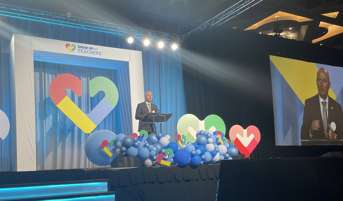 So impressed and thankful for <a href="/SpencerJCox/">Spencer Cox</a> words today. “It’s okay to teach empathy”… “we need YOU to be okay” #ShowUpForTeachers #uted <a href="/ShowUpUtah/">First Lady Abby Palmer Cox</a>