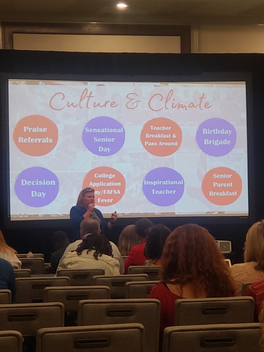 AndreaMariDavis's tweet image. Learning how to cultivate good culture and climate in the school setting. Let&apos;s go! 
#Megaconference