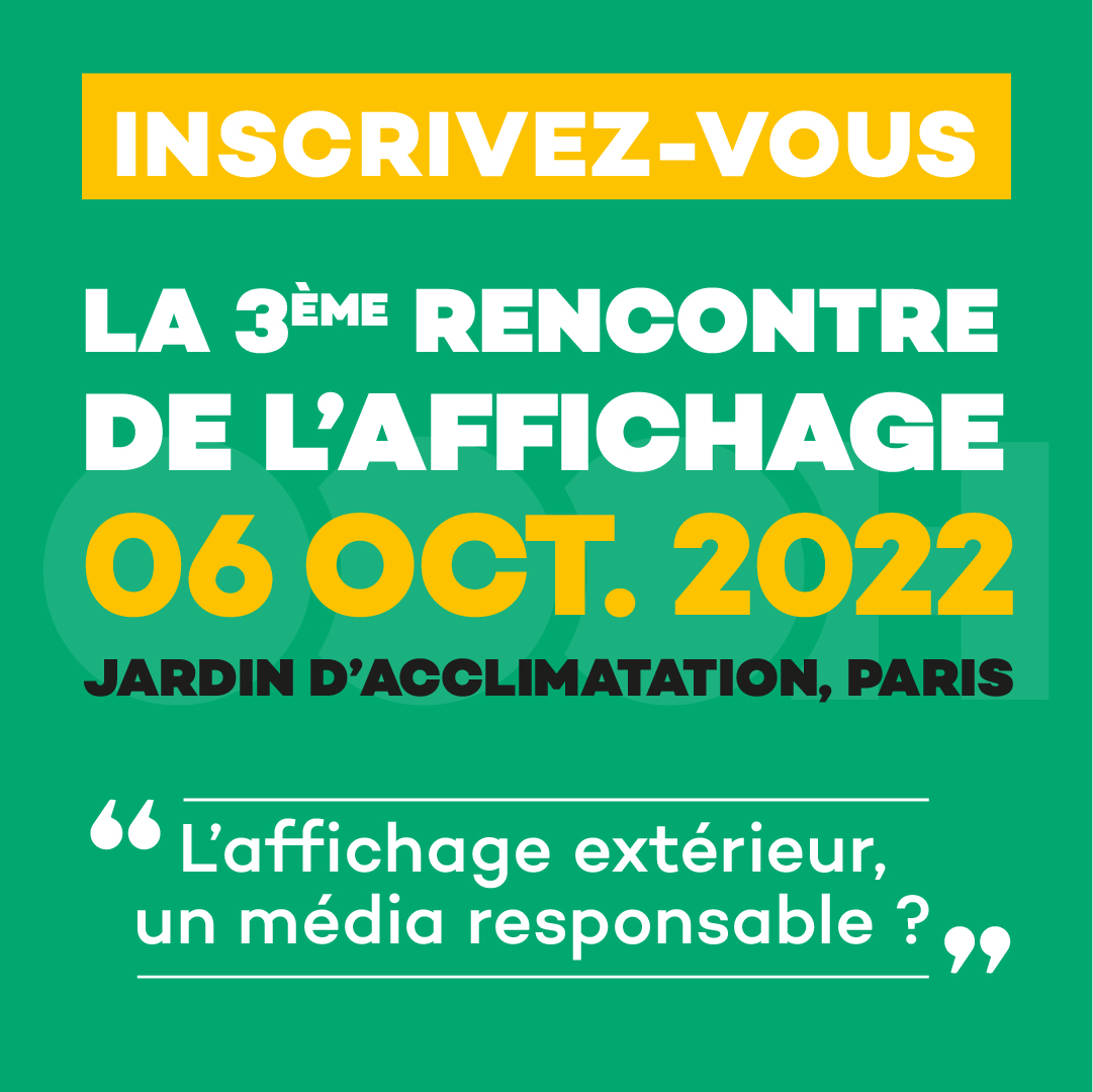 OnlyOoh's tweet photo. 📢Inscriptions ouvertes !📢
Inscrivez-vous* dès maintenant pour la 3ème Rencontre de l’Affichage le 6 octobre 2022 au Jardin D’Acclimatation 😄
C'est par ici👉https://t.co/HhbSdN50wB
#OnlyOOH #événement #OOH #affichage #annonceurs #affichageexterieur #association https://t.co/JwIujBTYzT