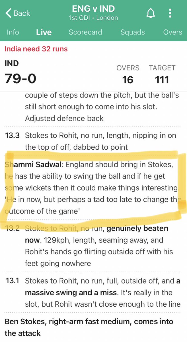 chefforlyf's tweet photo. What the heck these people trying to say ? I mean we can’t chase down 111 and get bowled before that go get a life  man  #ENGvIND https://t.co/zP9oIaZZRh