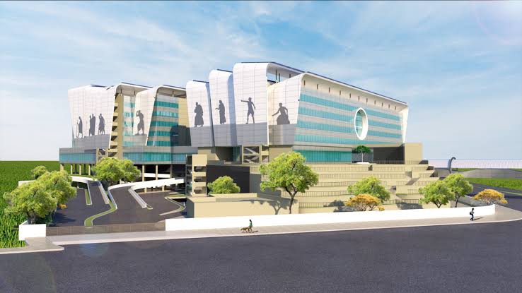RailMinIndia's tweet photo. Walk to Victory : Design inspired by the Dandi March, the construction work on Sabarmati Passenger Hub is progressing in full swing. On completion, it will provide seamless multi-modal inter &amp; intra city connectivity. https://t.co/X49PrherQS