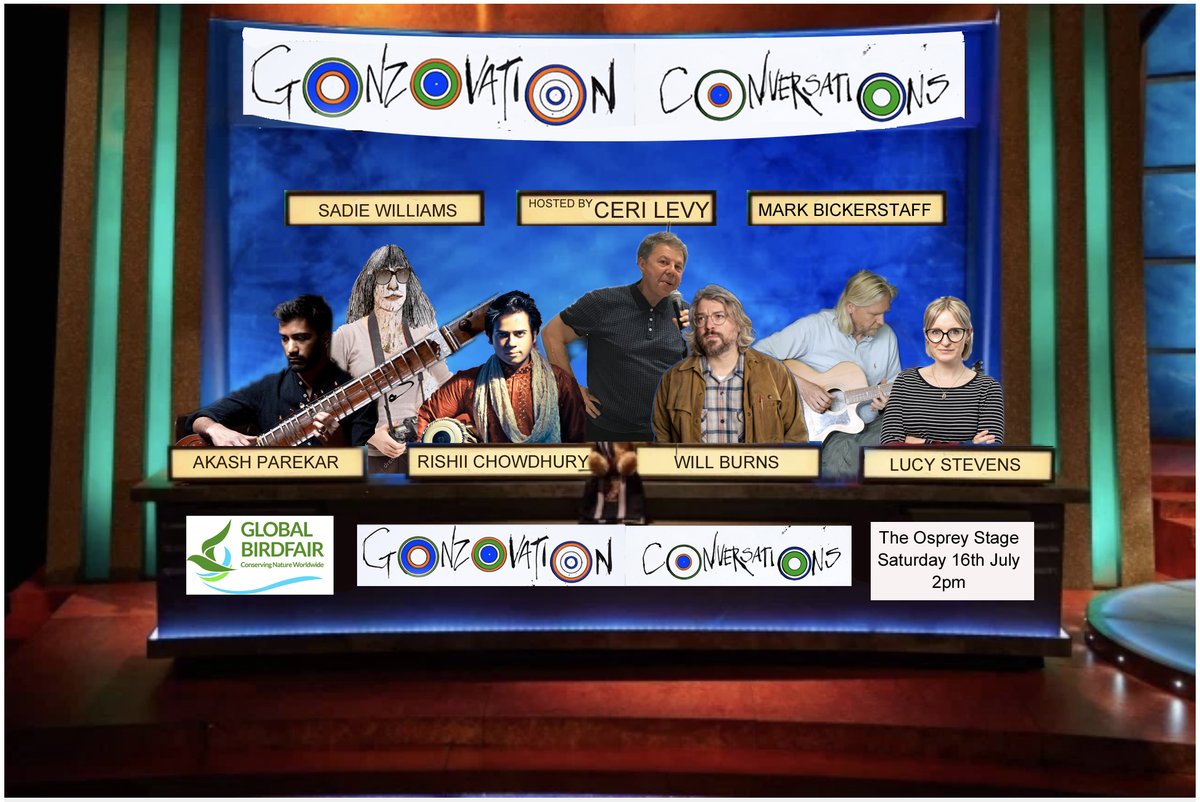 Gonzovation (@gonzovation) on Twitter photo <a href="/gonzovation/">Gonzovation</a> at <a href="/GlobalBirdfair/">Global Birdfair</a> Sat at 2PM on the Osprey stage.
<a href="/cerilevy/">Ceri Levy</a>'s guests discussing the Welland River and performing their creative responses to it through words music poetry and art will include <a href="/LucyJoStevens/">Lucy Stevens</a> <a href="/tablarishii/">Rishii Chowdhury</a> <a href="/TroubledStriker/">Will Burns</a>
📸Sadie <a href="/SteadmanArt/">Ralph Steadman Art</a> <a href="/gonzovation/">Gonzovation</a> at <a href="/GlobalBirdfair/">Global Birdfair</a> Sat at 2PM on the Osprey stage.
<a href="/cerilevy/">Ceri Levy</a>'s guests discussing the Welland River and performing their creative responses to it through words music poetry and art will include <a href="/LucyJoStevens/">Lucy Stevens</a> <a href="/tablarishii/">Rishii Chowdhury</a> <a href="/TroubledStriker/">Will Burns</a>
📸Sadie <a href="/SteadmanArt/">Ralph Steadman Art</a>