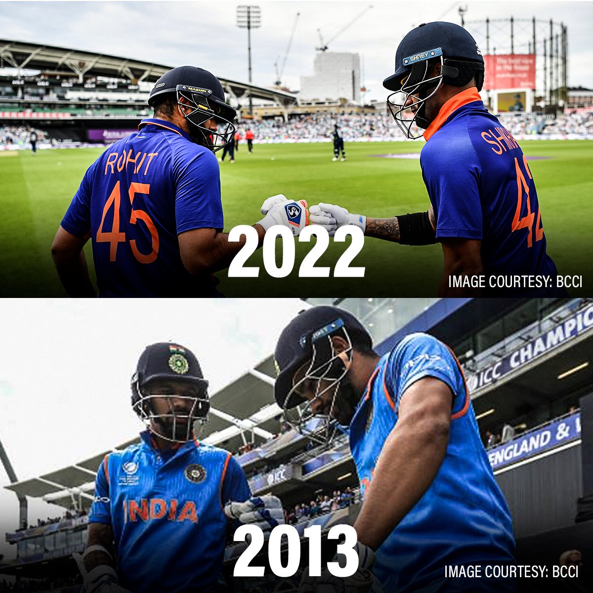 #Hitman 🤜🤛 #Gabbar 💙

#SherSquad, do you love this Jodi? 🥰

#ENGvIND #SaddaPunjab #PunjabKings