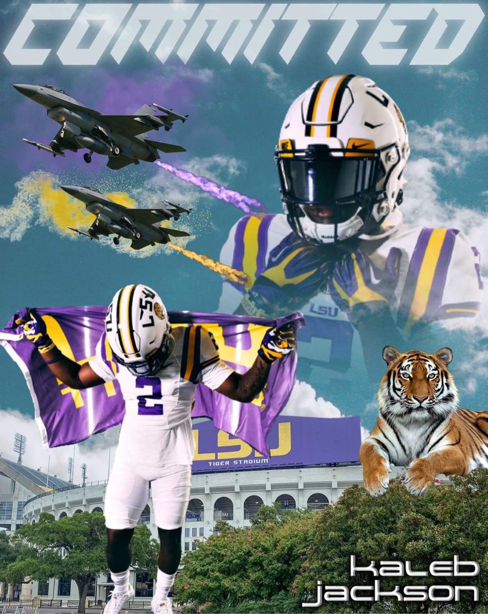 AYSSPORTS's tweet photo. BREAKING: Liberty Magnet RB Kaleb Jackson has committed to #LSU. Jackson, 5'10" 200 lbs., is a highly rated 4-Star recruit. https://t.co/KtvYEBNCVs https://t.co/GDBNveYQ7r