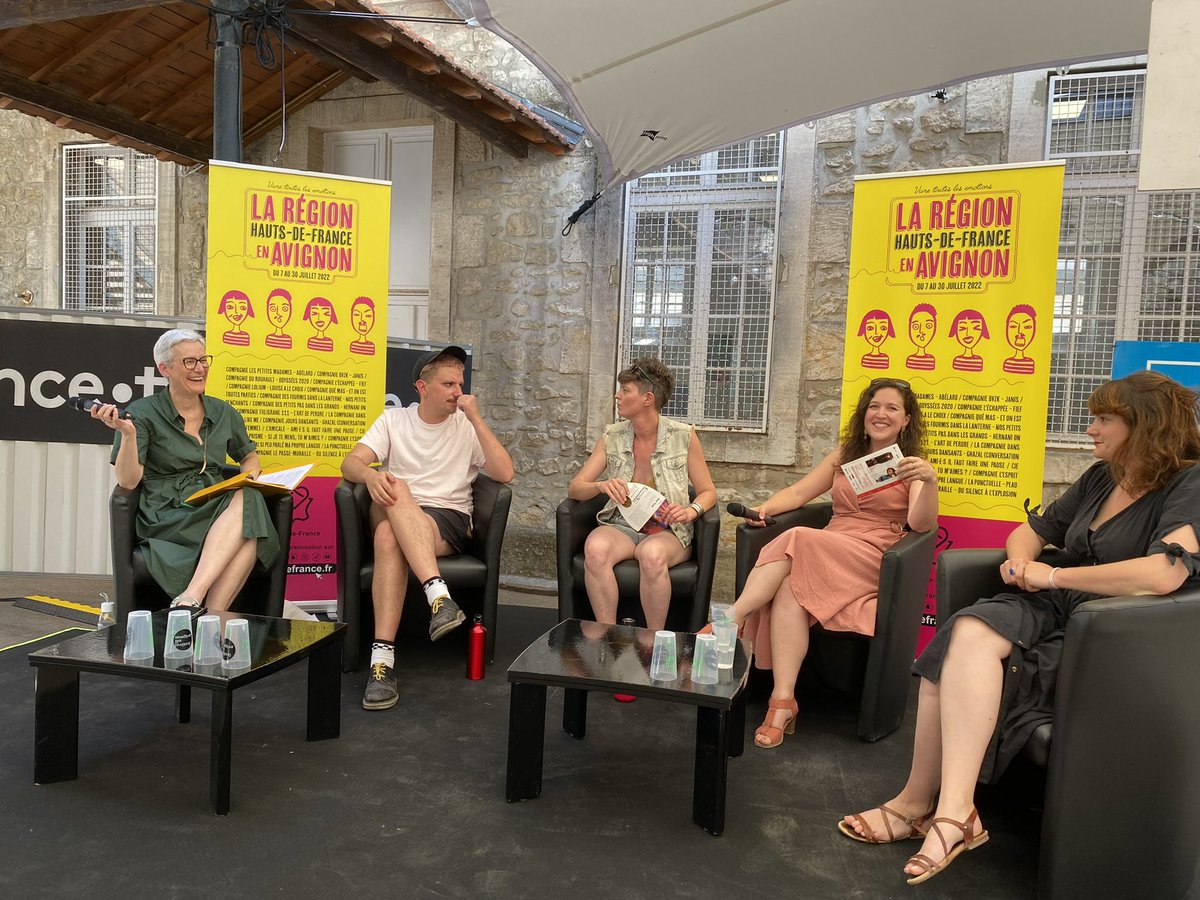 | #FDA22 | Aujourd’hui la Région #hautsdefrance a organisé un temps fort au cœur de l’espace professionnel du <a href="/FestivalAvignon/">Festival d'Avignon</a> pour s’interroger sur ce que nous avons et comment nous le partageons !