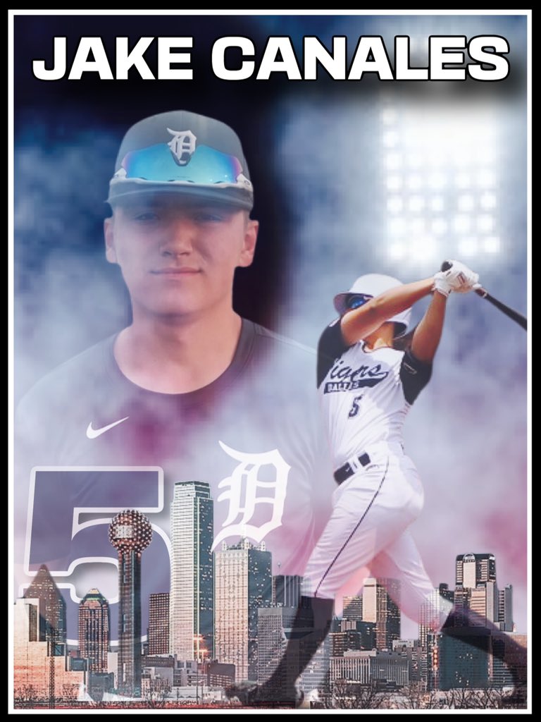 15uHahn's tweet photo. Denton-Guyer third baseman and 2025 grad, Jake Canales, leads the Dallas Tigers Hahn squad in both RBI(19) and Runs(20) while hitting .321 for the Summer! #uncommitted #powertools https://t.co/njFRHDE0zQ