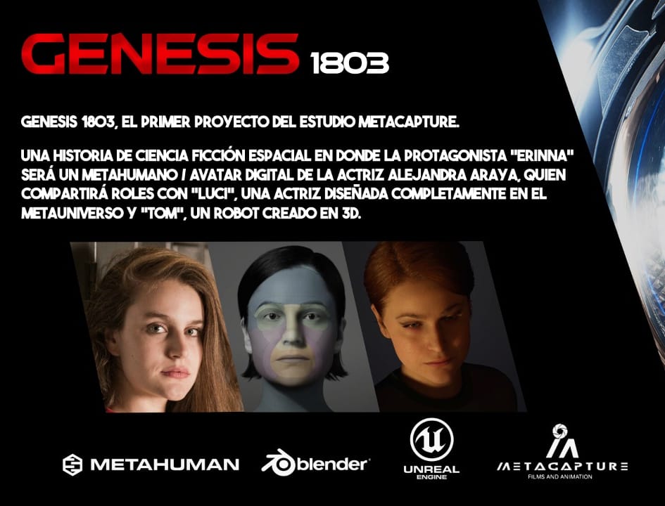 Metacaptureprod's tweet photo. Transformamos a la actriz Alejandra Araya en UN HUMANO DIGITAL
Ayúdanos a concretar nuestro proyecto de Animación CGI con METAHUMANOS aqui
👇🏻 
https://t.co/n3k3f5OXE1
Vamos a revolucionar el cine Chileno! https://t.co/c5YWBL8gC0