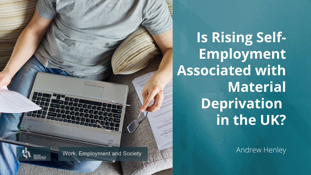 WESjnl's tweet photo. Recently published!

@AndrewGHenley explores whether rising self-employment and material deprivation are linked

https://t.co/AU30cBleSj

#MaterialsDeprivation #Poverty #SelfEmployment https://t.co/ANj38vsEbW