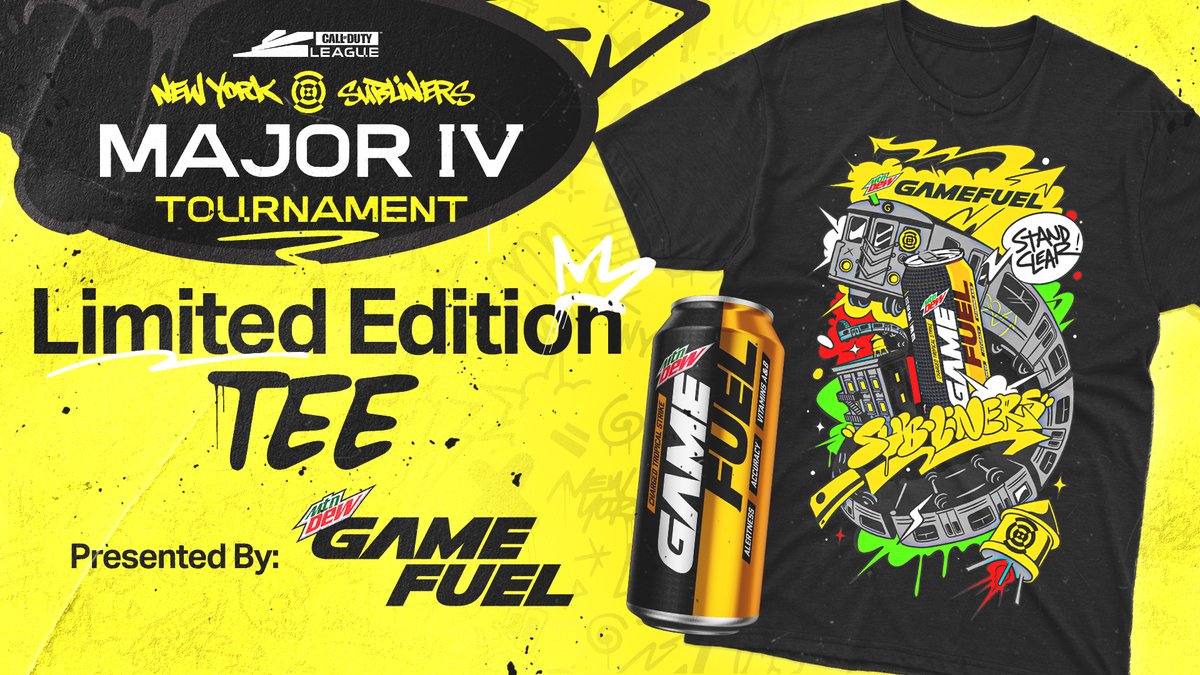 C9COD_'s tweet photo. The official drink of CoD meets the first official NYC CoD Event. ๐ฝ
๐ Keep an eye out at Major IV for a chance to win this shirt. Don't worry, there's plenty to go around.
#GameFuelPartner | #NYSL https://t.co/7ENqRtKO3g