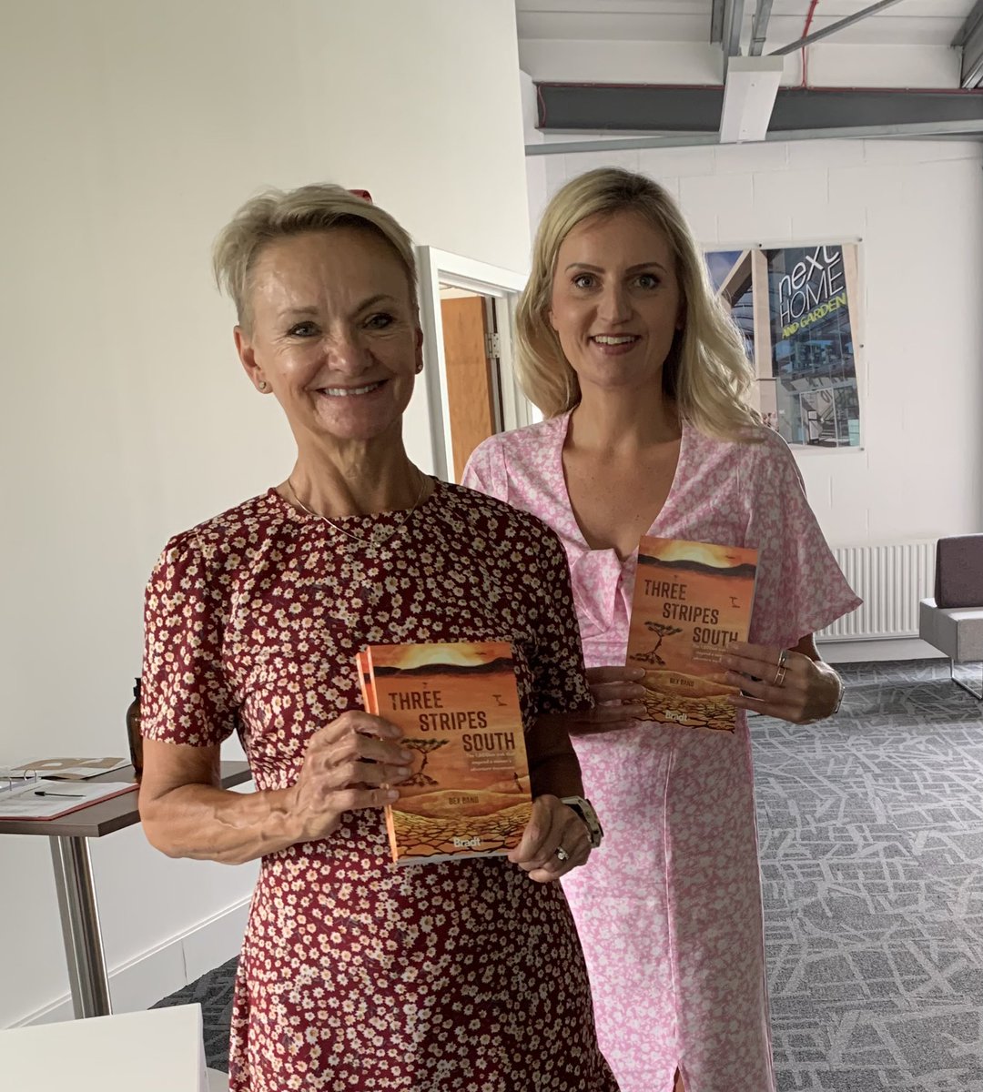 rachelj_bell's tweet photo. Presented the @WiPUK #StepintoSummer prize - @Bex_Band #ThreeStripesSouth book to some of the 2nd place team #CentralSouthStriders today. 👏
Hope they get inspired - highly recommend reading it.
#walking #adventure #findyourhappy
@StrideTreglown @S_Weatherall @WiseLivingHomes https://t.co/9F3QYLRkW0