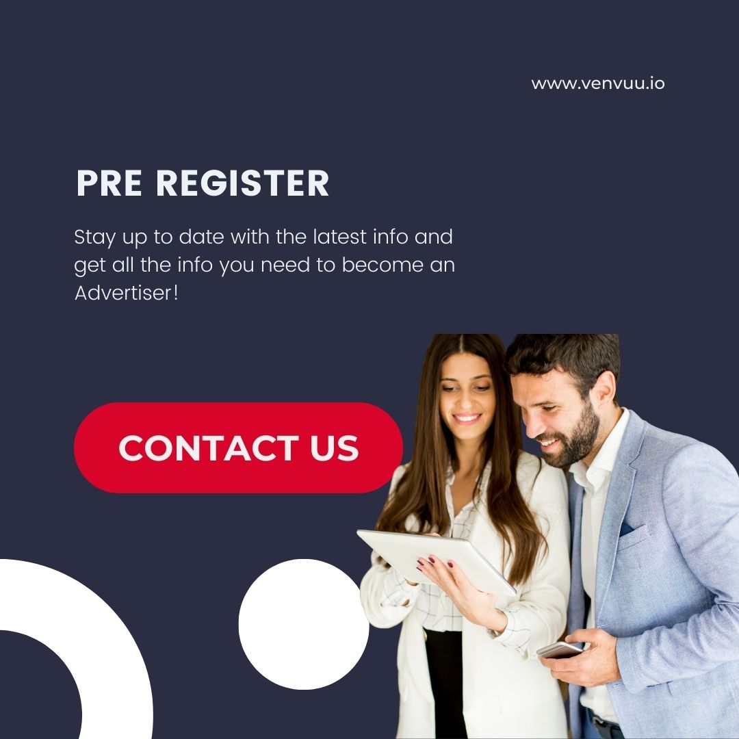 habytat_io's tweet photo. Pre Register for the VenVuu Advertisers Program and get ready to Reach for the Metaverse!🌟

#VenVuu #platform #metaverse #advertisement #monetization #revenue #investing #NFT #virtual #reality #world https://t.co/UdsEXT0hm4