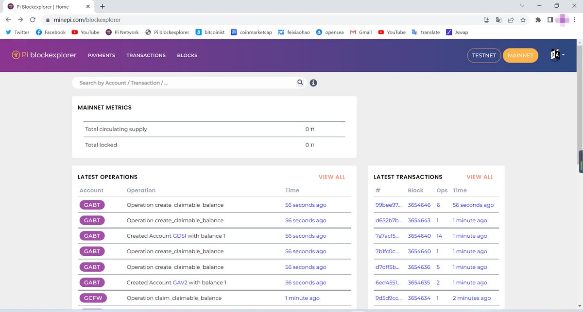 PiNewsMedia's tweet photo. I checked the Pi blockchain, and there are many Pi wallet addresses for transfer transactions. Due to the fast transaction speed, I haven't had time to take a closer look. If there is good news, I will continue to follow up reports.
#PiNetwork 

Can be viewed in the Pi browser🚀 https://t.co/4XfqDfdrjg