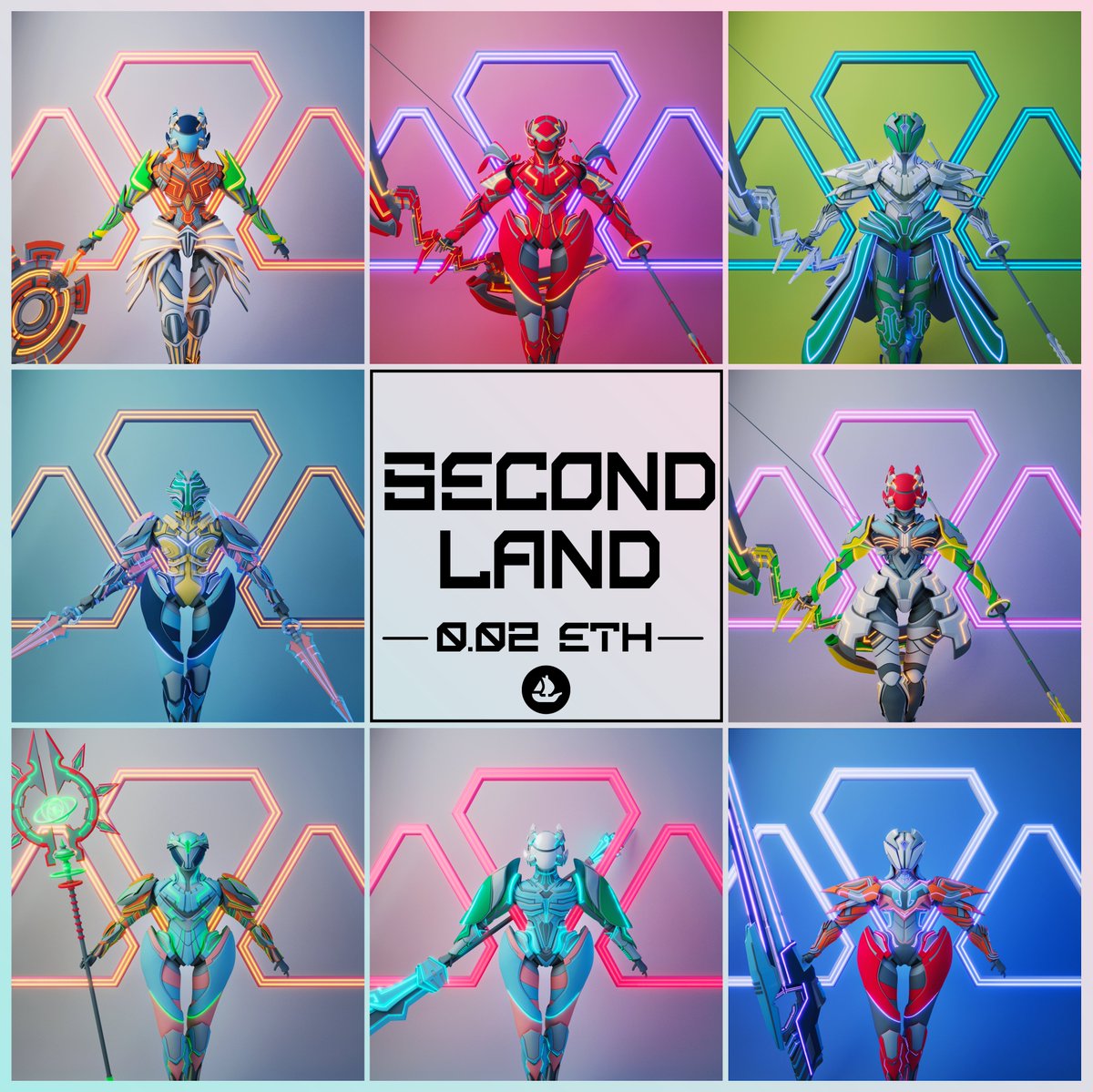 🚨 SECONDLAND 🚨
.
🤖 What are you waiting for? “It's time to drive the A.V.A” 🤖
.
⚪️ Floor price : 0.02 $ETH
⚪️ Sales : 4
⚪️ Owners : 16
.
Opensea : opensea.io/collection/sec…
.
#NFTCommunity #NFTs #NFTTHAILAND #NFT #NFTJapan #NFTJPN #OpenSeaNFT #NFT買います #nft宣伝枠