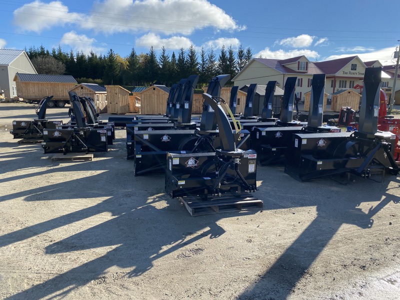 IronInventory's tweet photo. Brand new. We have lots of snowblowers in stock of different sizes. Starting at 51" and up to 108", with manual and hydraulic chute available. Pull type available. Discounted pricing in effect.  Contact Sales for more information.  519-922-2108 https://t.co/HTQ6DR4KdH