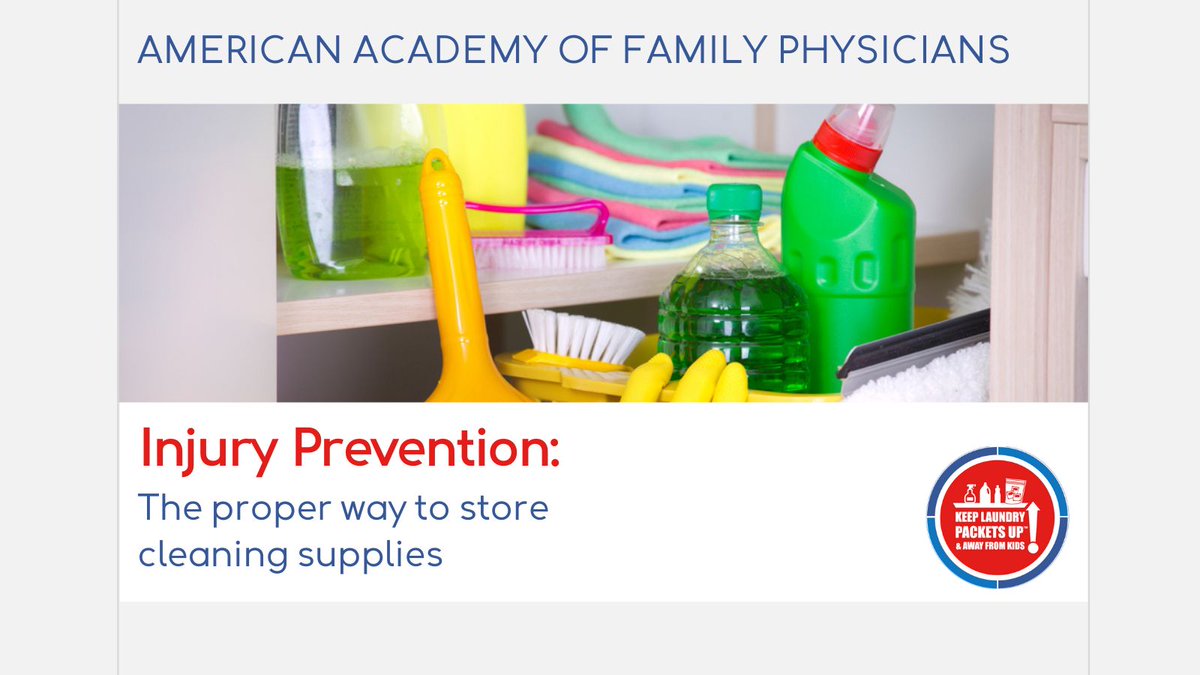 CleanInstitute's tweet photo. Our partner @aafp published an article during
#NationalSafetyMonth about preventing injuries with
proper home storage. Read the article here: https://t.co/LySwWx90uQ #PacketsUp #StoreNotDecor https://t.co/bOHoGEweQ6