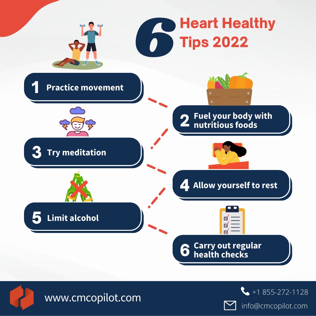 By making these small changes today, you can strengthen your heart and improve longevity.

Join COPILOT on the #hearthealth journey - we are in this together! ❤️

#cardiovasularhealth #patientadvocacy #healthcare