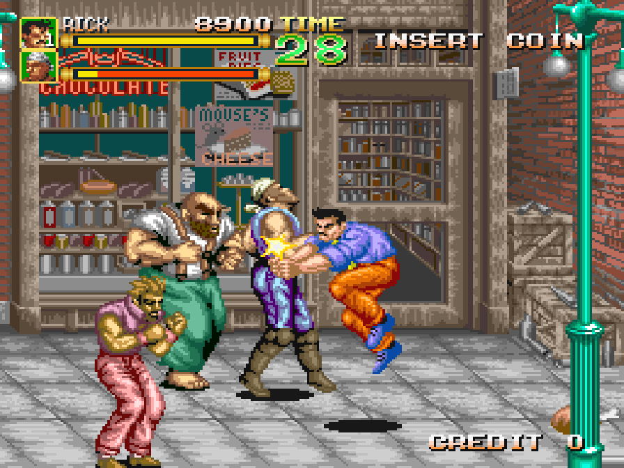 BuscandoElWarp's tweet image. El juego del día: #64thStreet (#Arcade)
Creador: #CPBrain en 1991.
Un gran clásico aunque increíblemente no muy conocido #beatemup detectivesco donde Rick y Allen deben rescatar a la hija de un millonario secuestrada, obteniendo información de la “investigación” entre cada nivel.