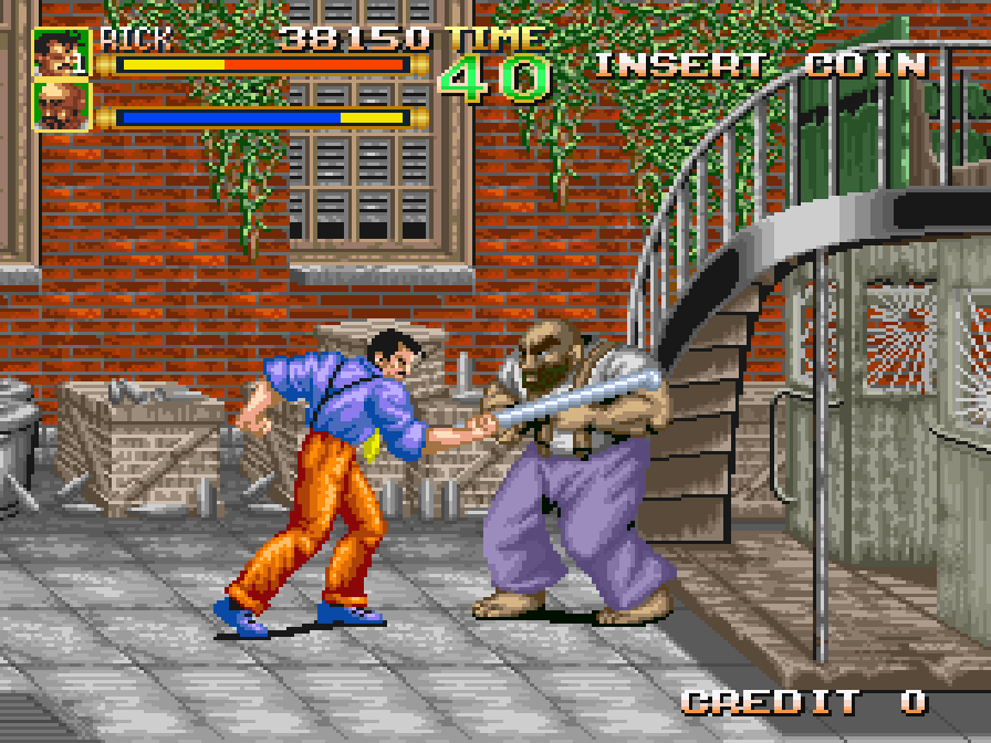 BuscandoElWarp's tweet image. El juego del día: #64thStreet (#Arcade)
Creador: #CPBrain en 1991.
Un gran clásico aunque increíblemente no muy conocido #beatemup detectivesco donde Rick y Allen deben rescatar a la hija de un millonario secuestrada, obteniendo información de la “investigación” entre cada nivel.