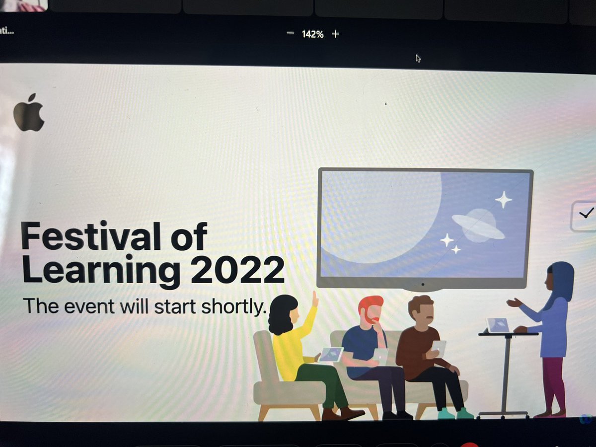 unalibrarian's tweet photo. Excited to learn more about STEM from  #AppleTeacher Meetup! https://t.co/S3GcI1mwci