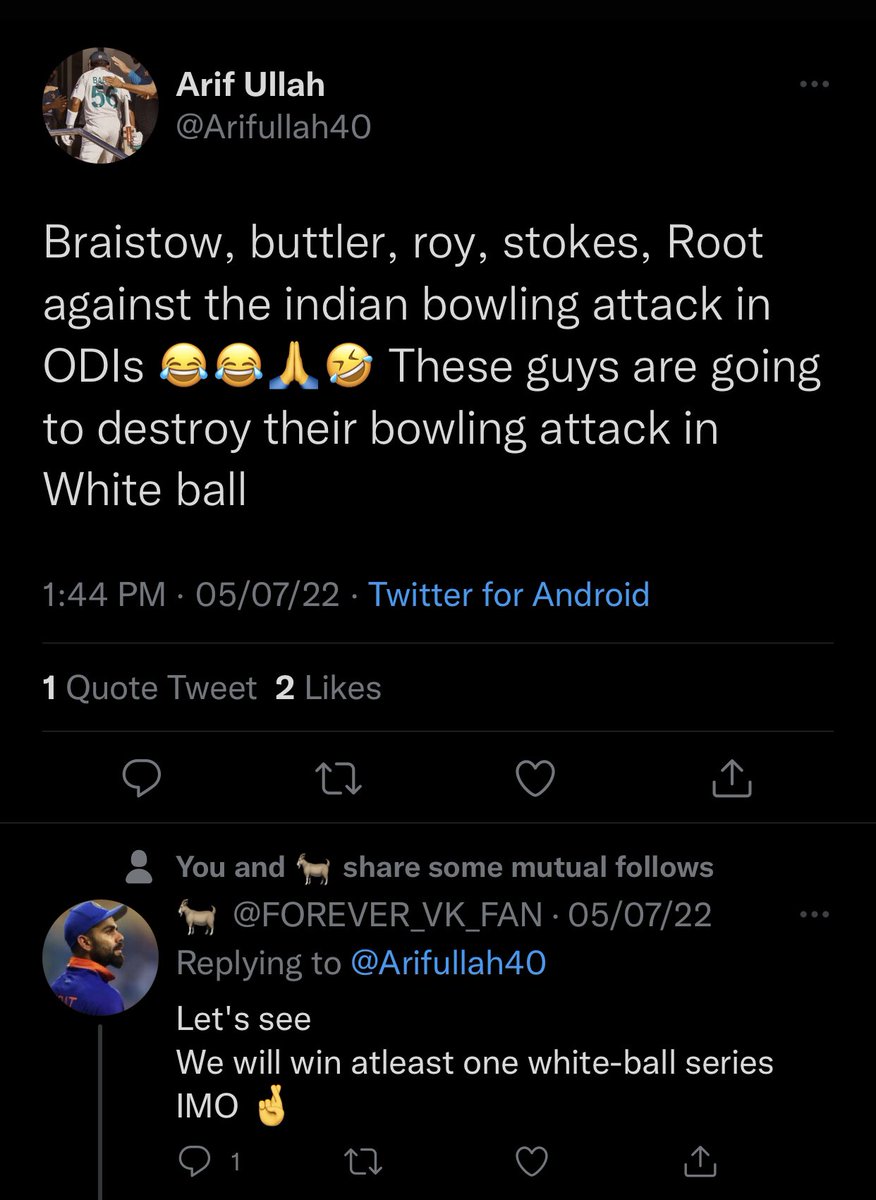 avinash18vk's tweet photo. Meet Pakistani scientist Arifullah , he was having orgasm before the start of the ODI series that we were going to get bashed.

Little did he know that Indian bowling line up isn’t anything like Pakistani bowling line up who will get bashed by county batters

#ENGvIND 
#INDvsENG https://t.co/Rh2zYCCem5