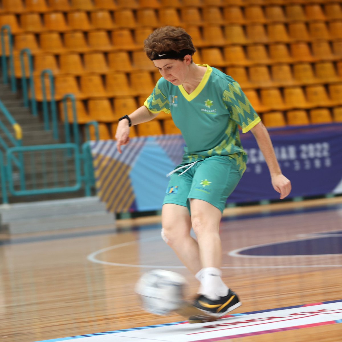 MaccabiTeamAus's tweet photo. Great to have @gomvfc keeper @Maizels11 here part of our delegation leading our Open Women's Futsal team. 

Not long now till the games begin! 
📷 @aptitudephotography
#OneTeamOneDream #Maccabiproud https://t.co/XNDdPdlb0D