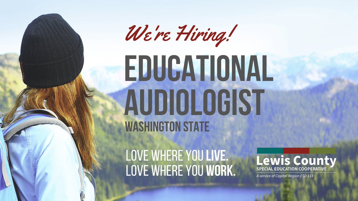 ESD113's tweet photo. Love where you live. Love where you work! Find work satisfaction with the ESD 113's supportive work environment while providing services to our rural districts. Learn more and apply at: https://t.co/Oq3EDURQCv https://t.co/pLxajOsbem